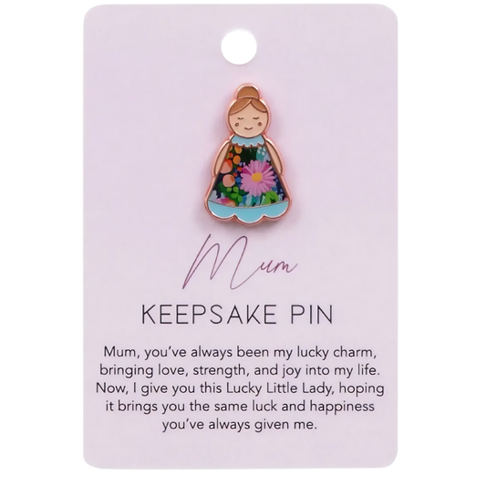 Lucky Little Ladies Mum Keepsake Pin