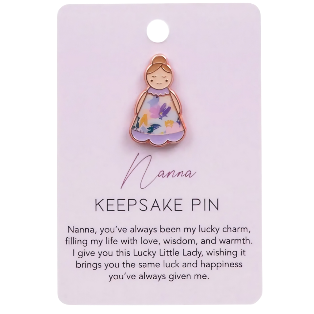 Lucky Little Ladies Nanna Keepsake Pin