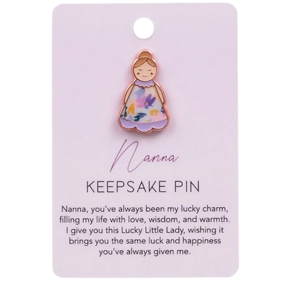Lucky Little Ladies Nanna Keepsake Pin