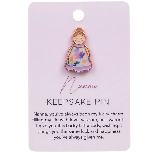 Lucky Little Ladies Nanna Keepsake Pin