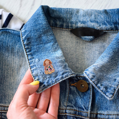 Lucky Little ladies Sister Keepsake Pin