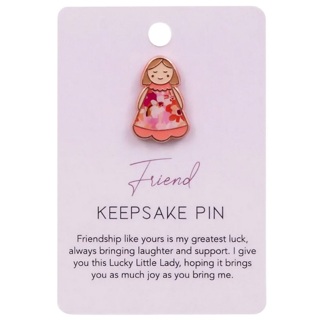 Lucky Little Ladies Friend Keepsake Pin