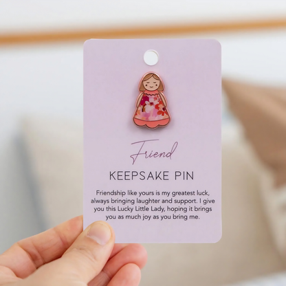 Lucky Little Ladies Friend Keepsake Pin
