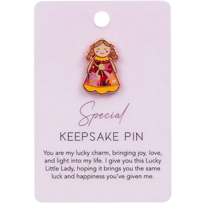 Lucky Little Ladies Special Keepsake Pin