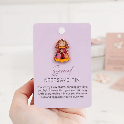 Lucky Little Ladies Special Keepsake Pin