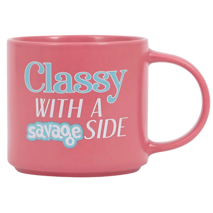 Cheeky Mug - Classy With A Side Of Savage
