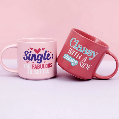 Cheeky Mug - Classy With A Side Of Savage