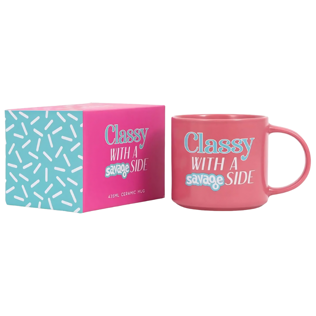 Cheeky Mug - Classy With A Side Of Savage