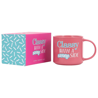 Cheeky Mug - Classy With A Side Of Savage