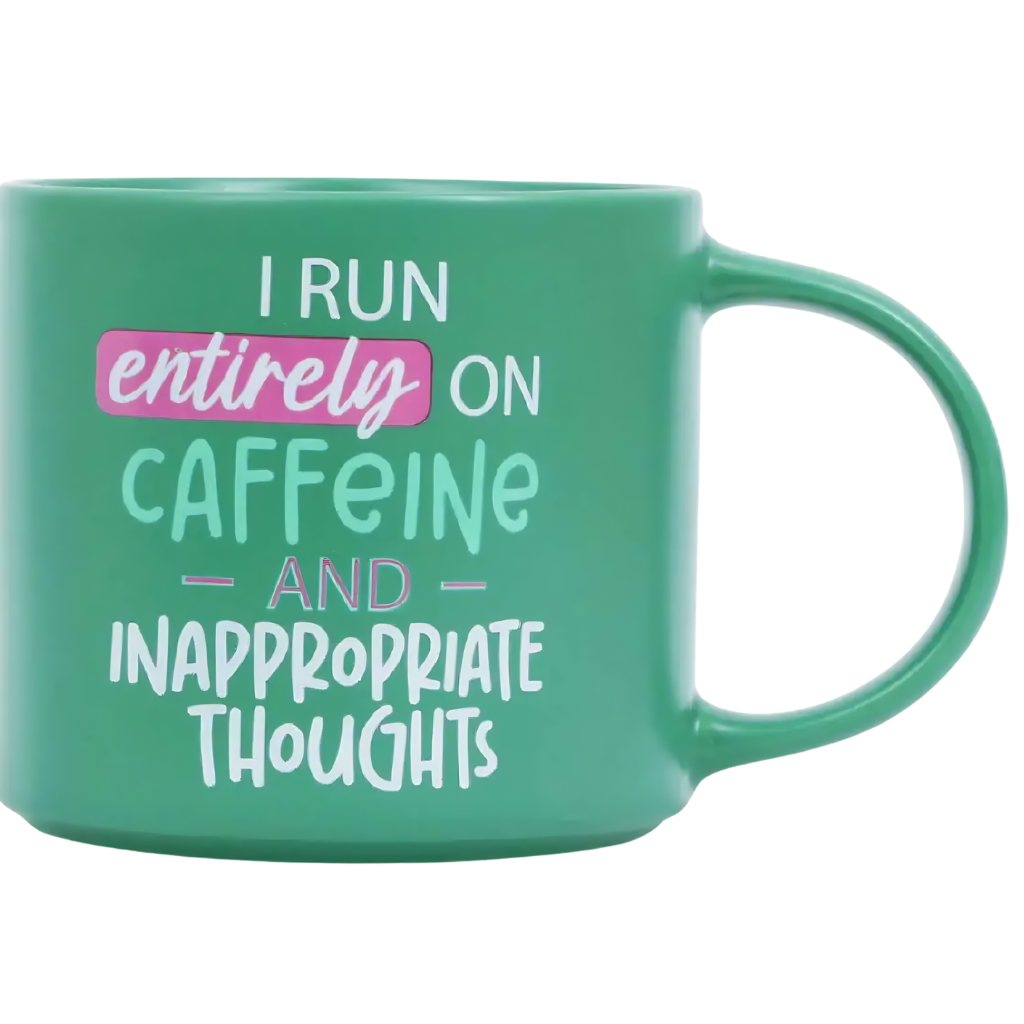 Cheeky Mug - Caffeine And Innappropiate Thoughts
