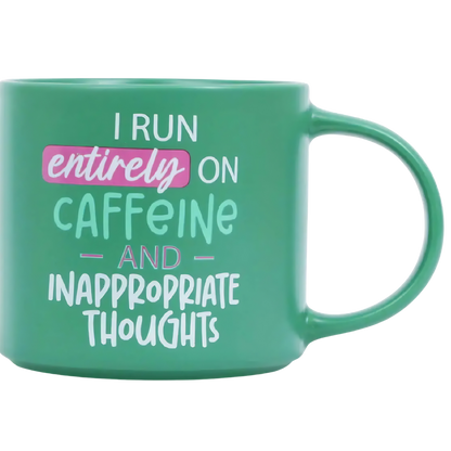 Cheeky Mug - Caffeine And Innappropiate Thoughts
