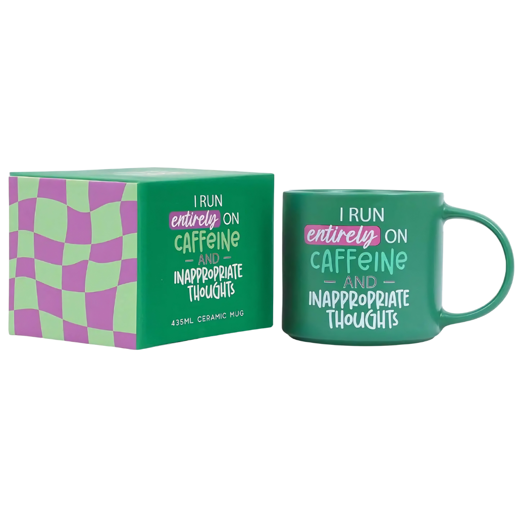 Cheeky Mug - Caffeine And Innappropiate Thoughts