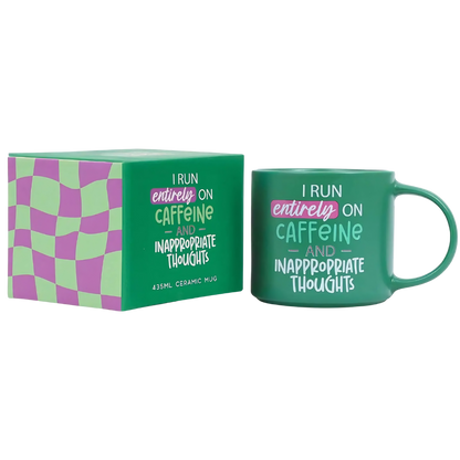 Cheeky Mug - Caffeine And Innappropiate Thoughts
