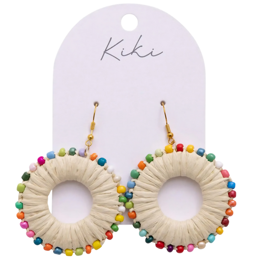 Kiki Earrings - Colourful Rounds