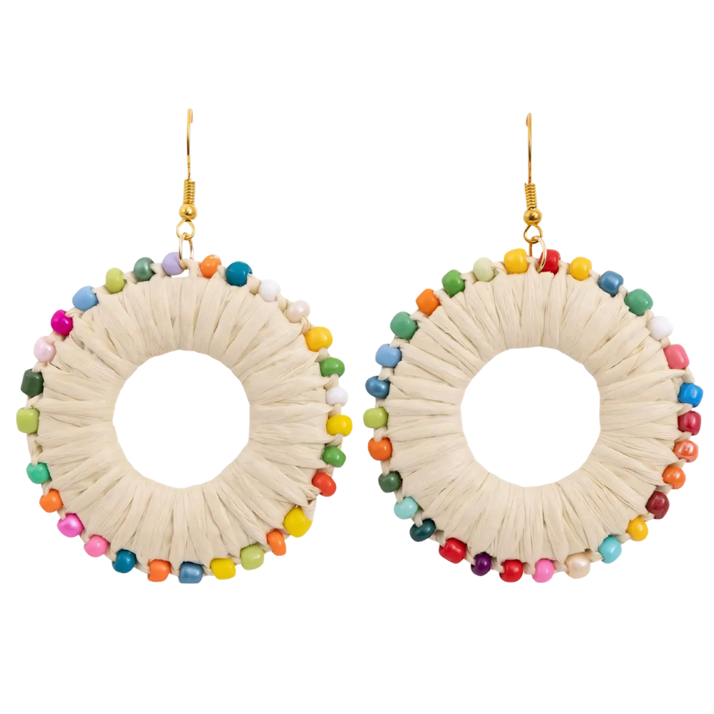 Kiki Earrings - Colourful Rounds