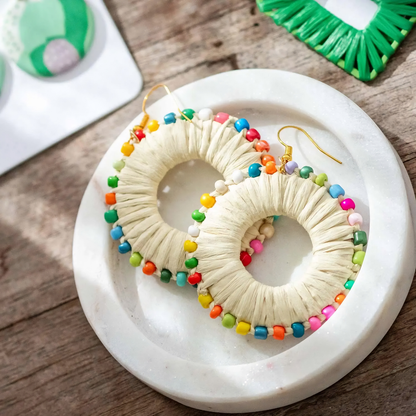 Kiki Earrings - Colourful Rounds