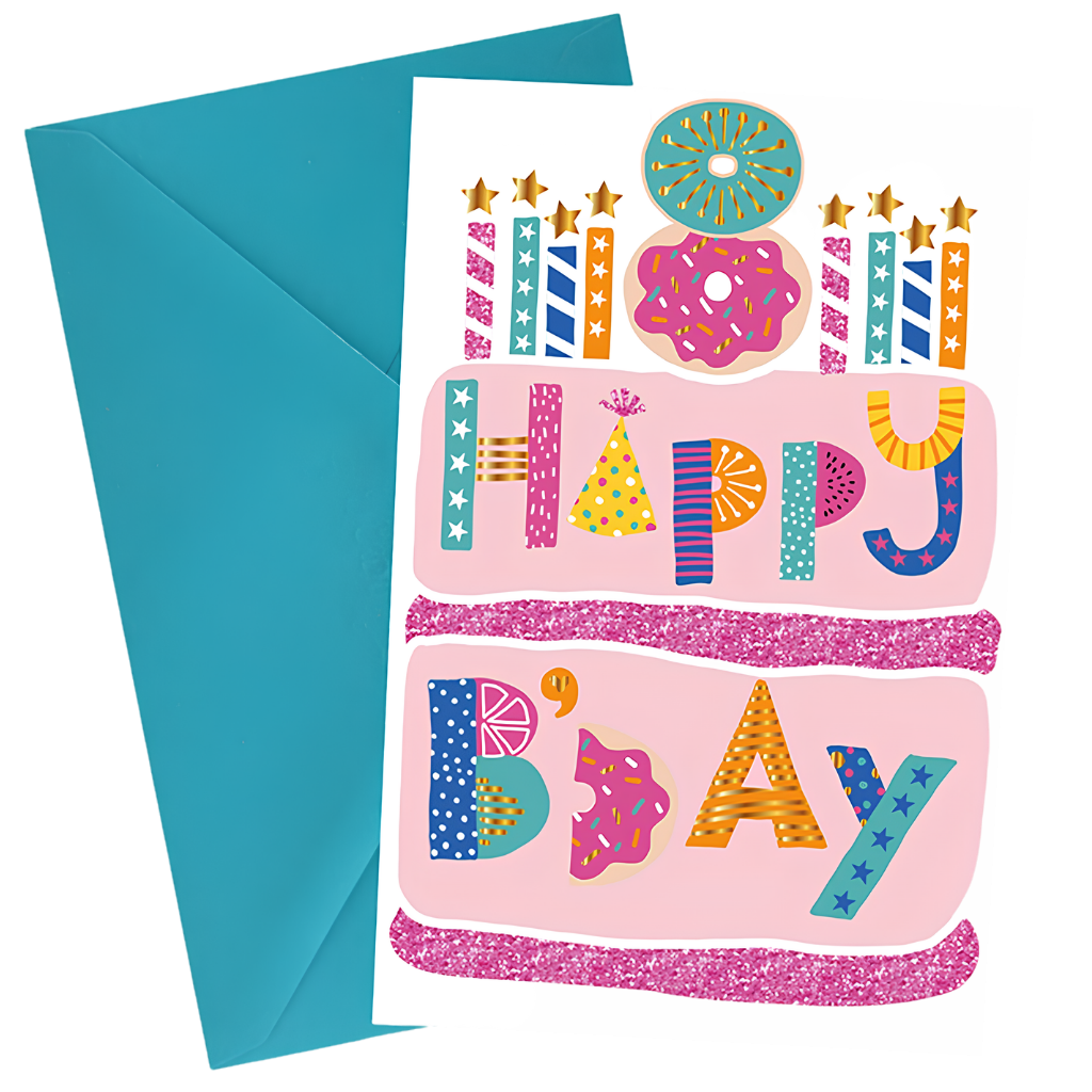 8 Happy Birthday Cake