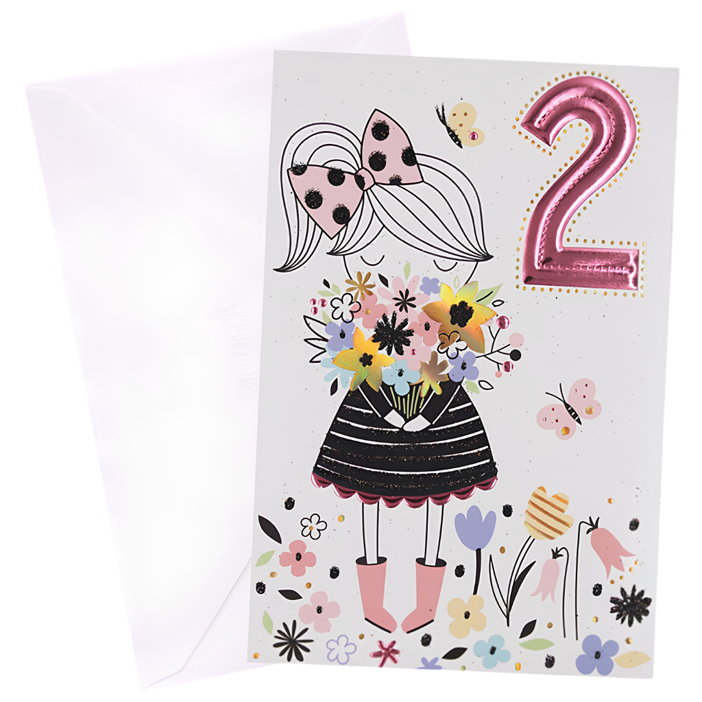 Beautiful Girl Turning Two