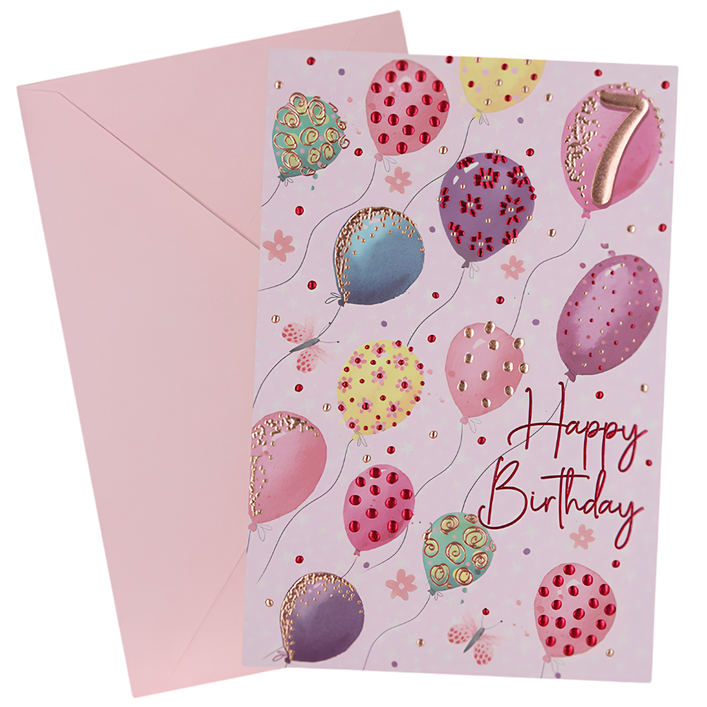 7 Happy Birthday Balloons
