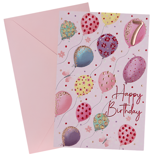 7 Happy Birthday Balloons
