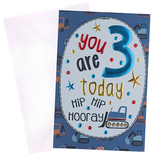 You are 3 today