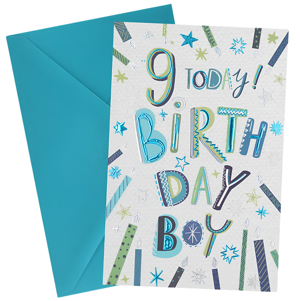 9 Today! Birthday Boy