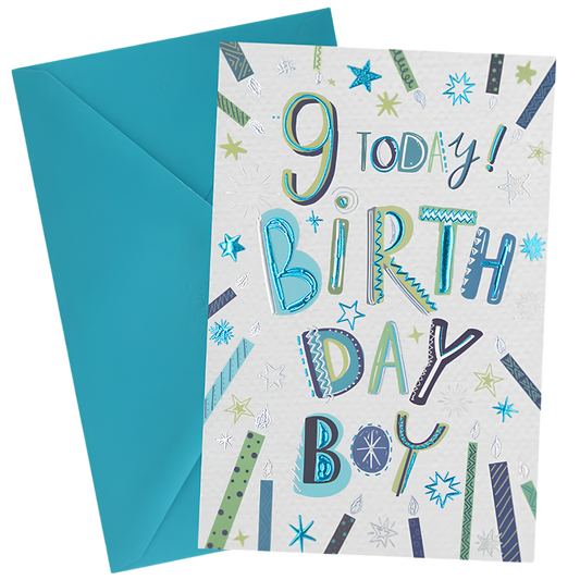 9 Today! Birthday Boy