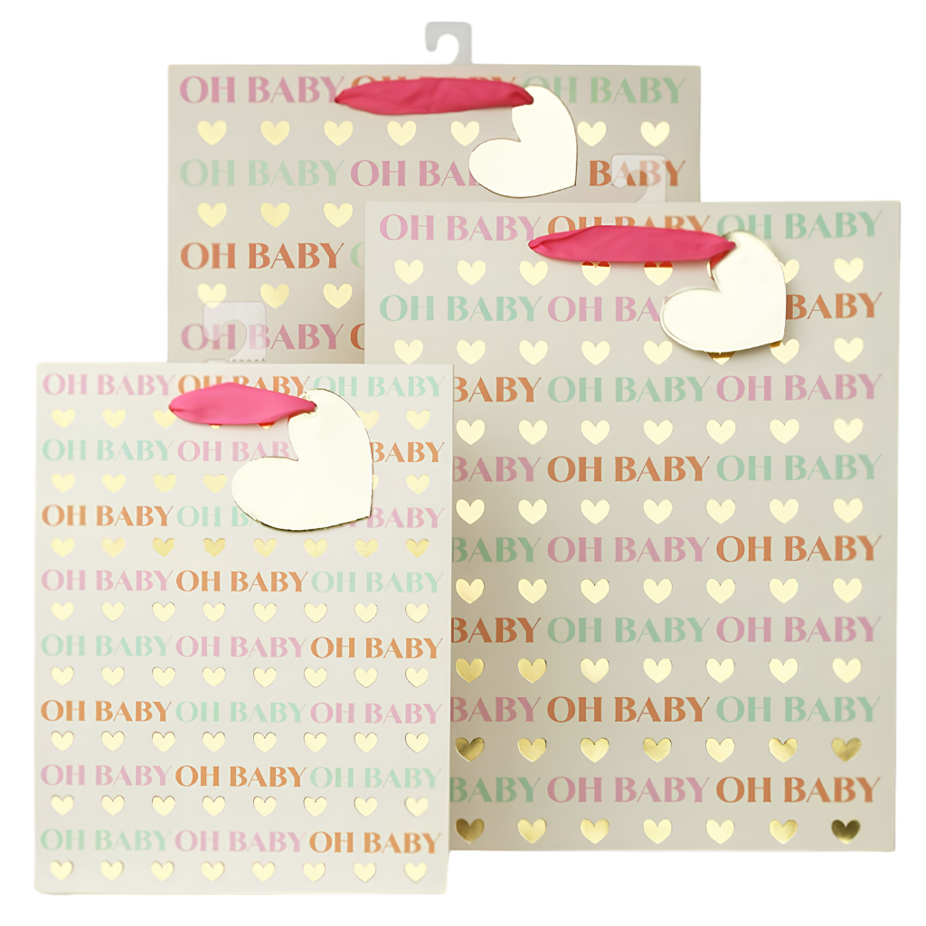 Gift Bag - Oh Baby (Lg) [Sz:Large]