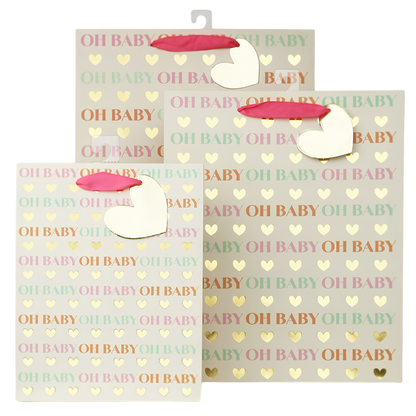 Gift Bag - Oh Baby (Lg) [Sz:Large]