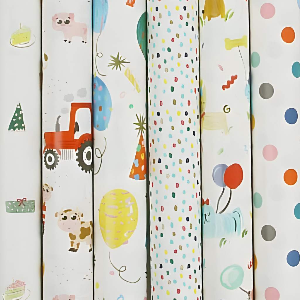 Roll Wrap - Celebration Assorted (5m) [Des.:Female Party]