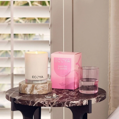 ECOYA: Sweet Pea & Jasmine Maddison Candle