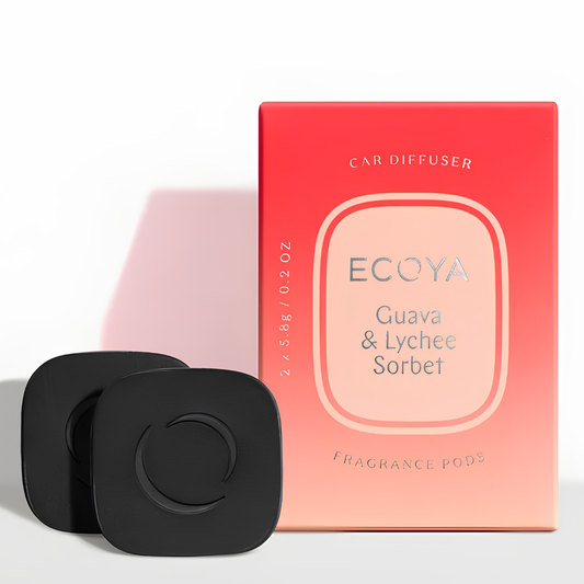 Ecoya Car Diffuser Pod - Guava & Lychee Sorbet