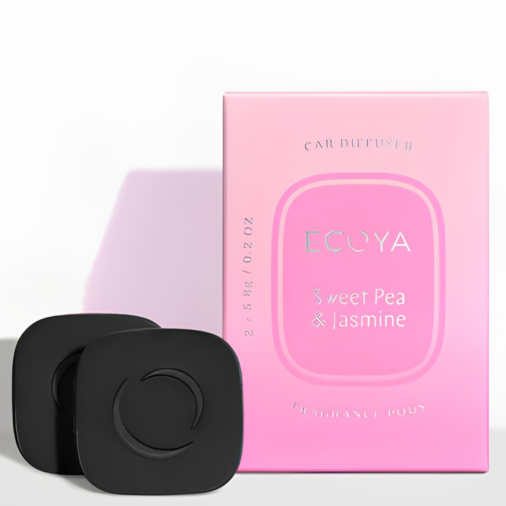 Ecoya Car Diffuser Pod - Sweet Pea & Jasmine