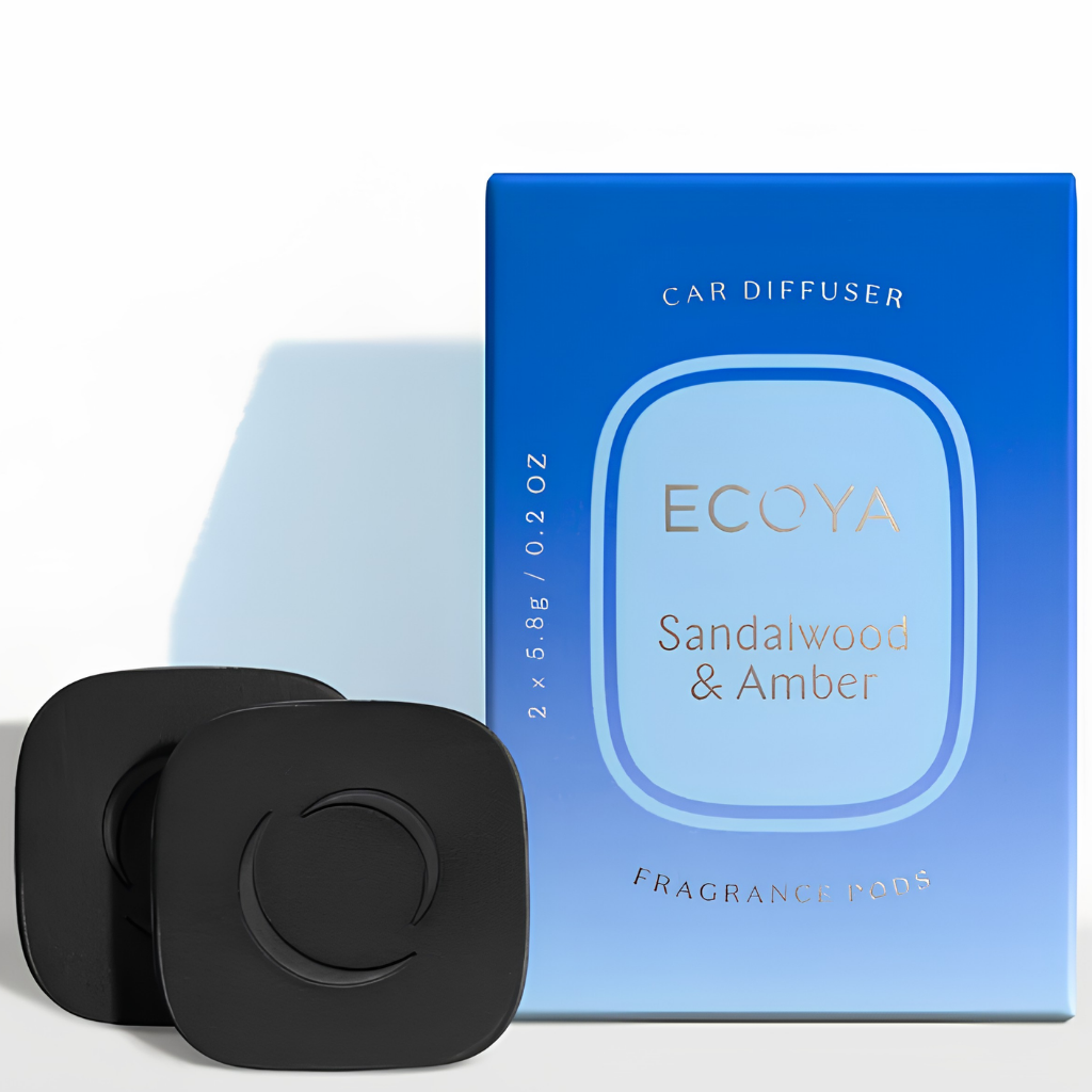 Ecoya Car Diffuser Pod - Sandalwood & Amber