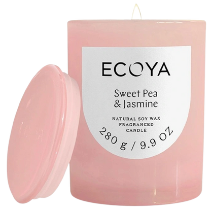 ECOYA: Sweet Pea & Jasmine Metro Candle