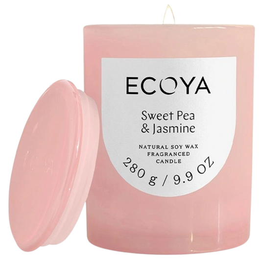 ECOYA: Sweet Pea & Jasmine Metro Candle