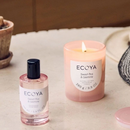 ECOYA: Sweet Pea & Jasmine Metro Candle
