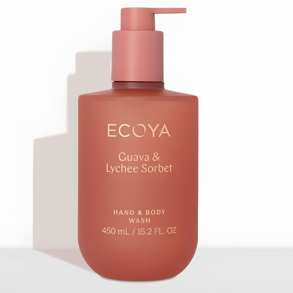 ECOYA: Guava and Lychee Sorbet Hand & Body Wash