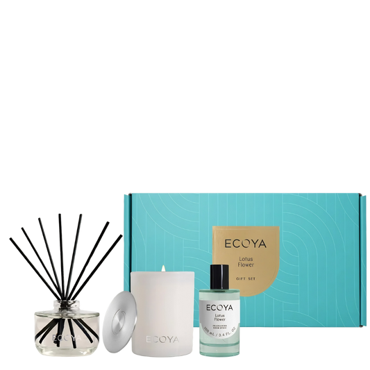 ECOYA: The Luxe Edit Lotus Flower Gift Set 