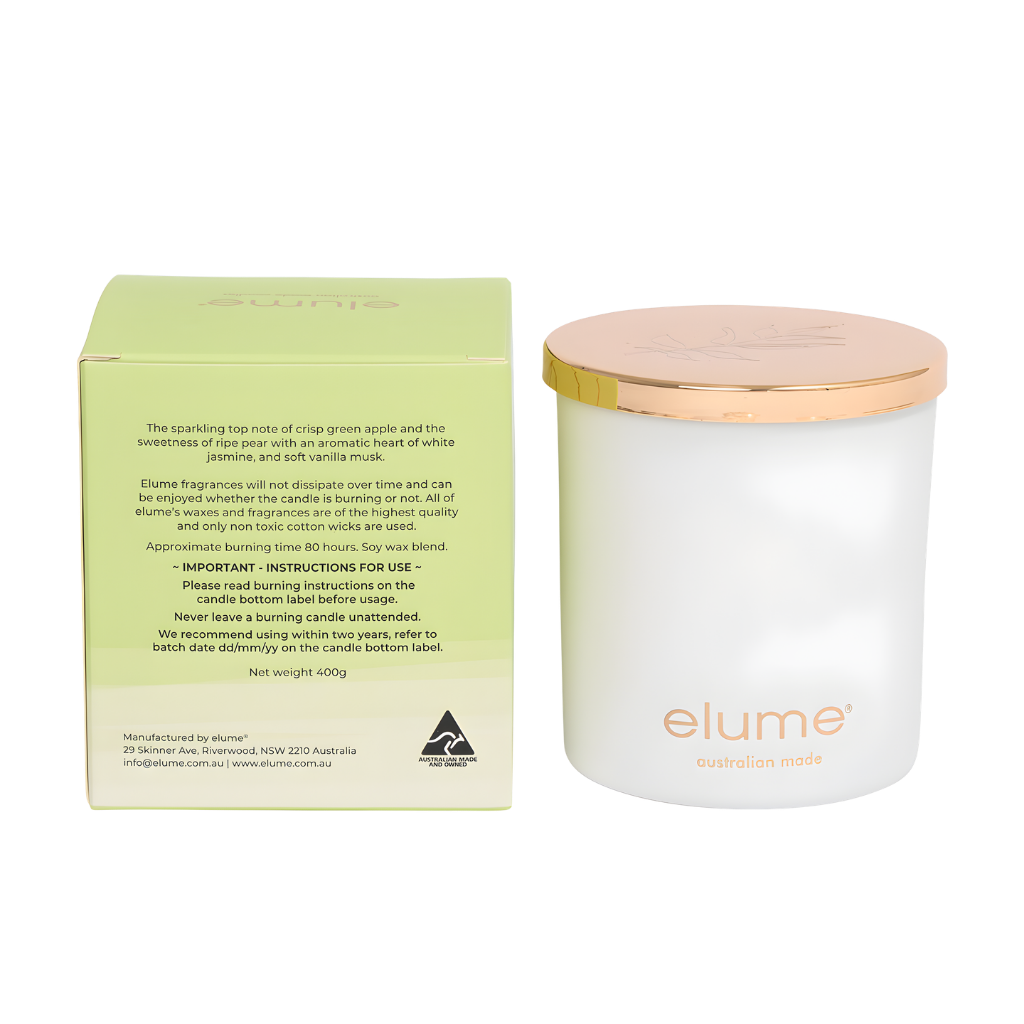 Elume: Green Apple & Pear Candle