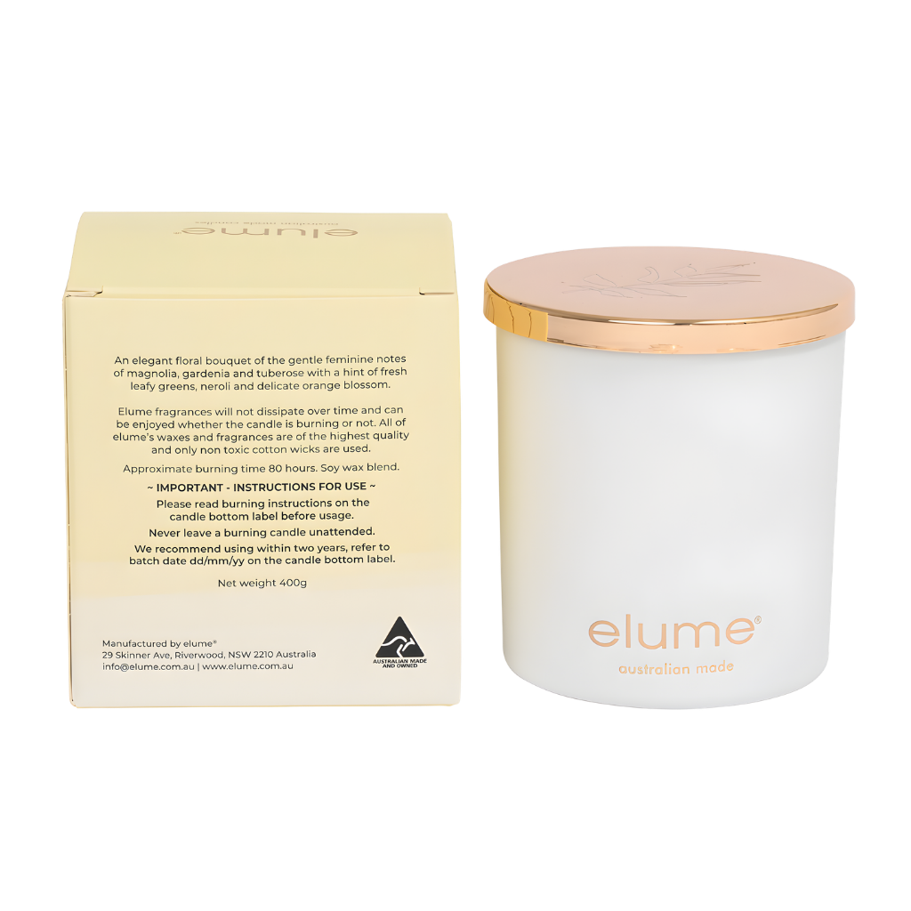Elume: Island Gardenia & Neroli Candle