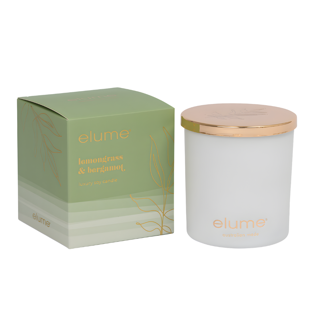 Elume: Lemongrass & Bergamot Candle