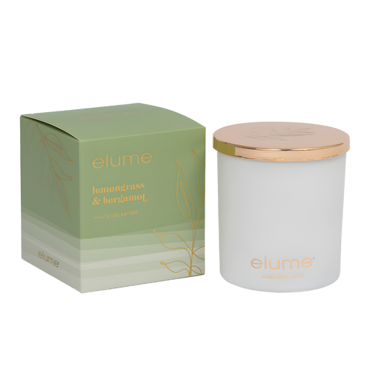 Elume: Lemongrass & Bergamot Candle