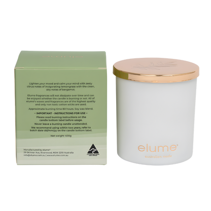 Elume: Lemongrass & Bergamot Candle