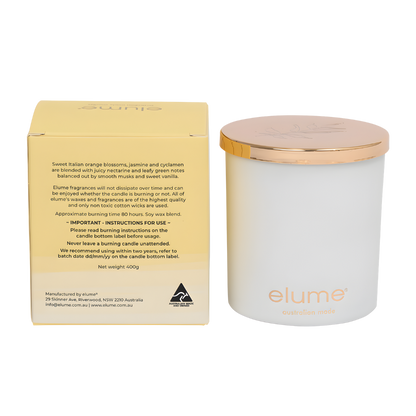 Elume: Nectarine & Orange Blossom Candle