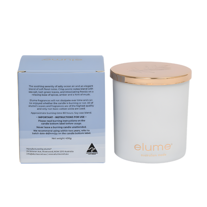 Elume: Ocean Blossom & Sea Salt Candle 