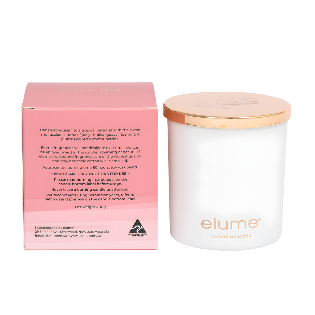 Elume: Tropical Guava & Summer Berries Candle