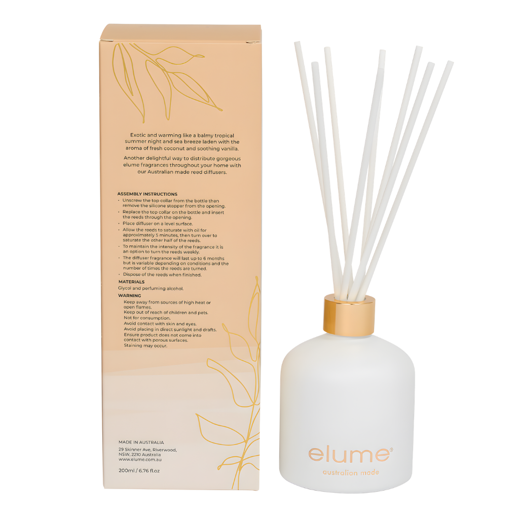 Elume: Coconut Orchid & Vanilla Bean Diffuser