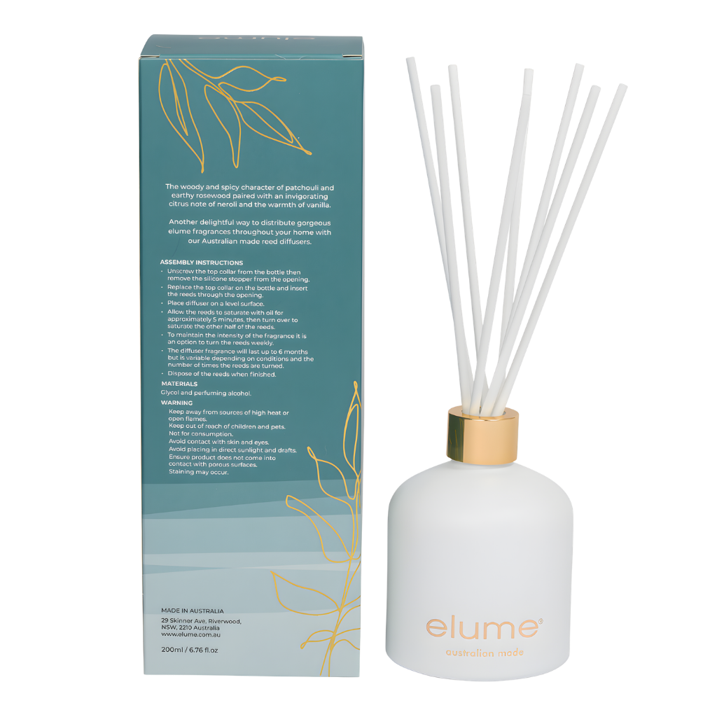 Elume: Sweet Patchouli & Rosewood Diffuser