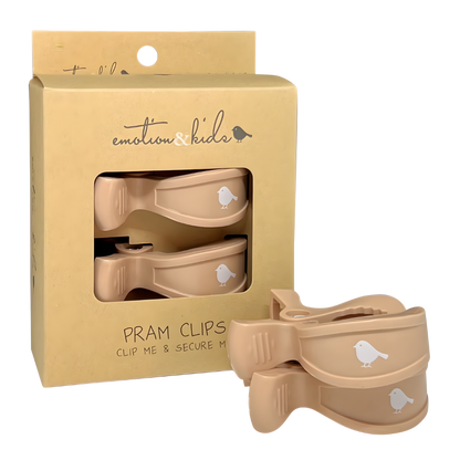 Iced Coffee Pram Clip (2pk)